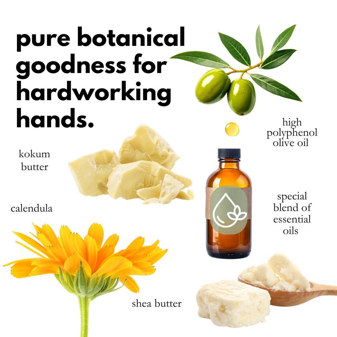 Olive Oil Hand Salve for Dry, Cracked Hands
