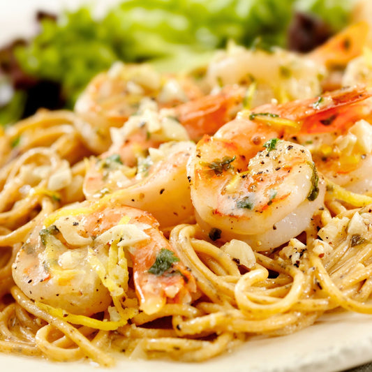Grilled Shrimp and Pasta