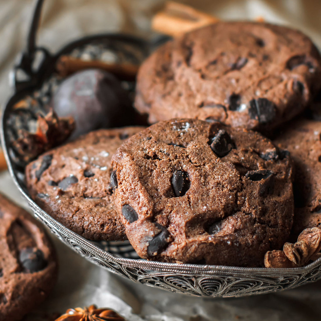 Decadent and Healthy: Chocolate Olive Oil Cookies - Rallis Olive Oil USA