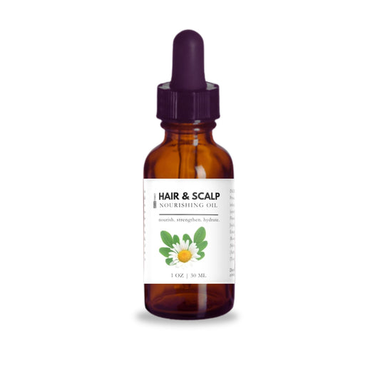 All Natural Hair Oil made with High Polyphenol Olive Oil