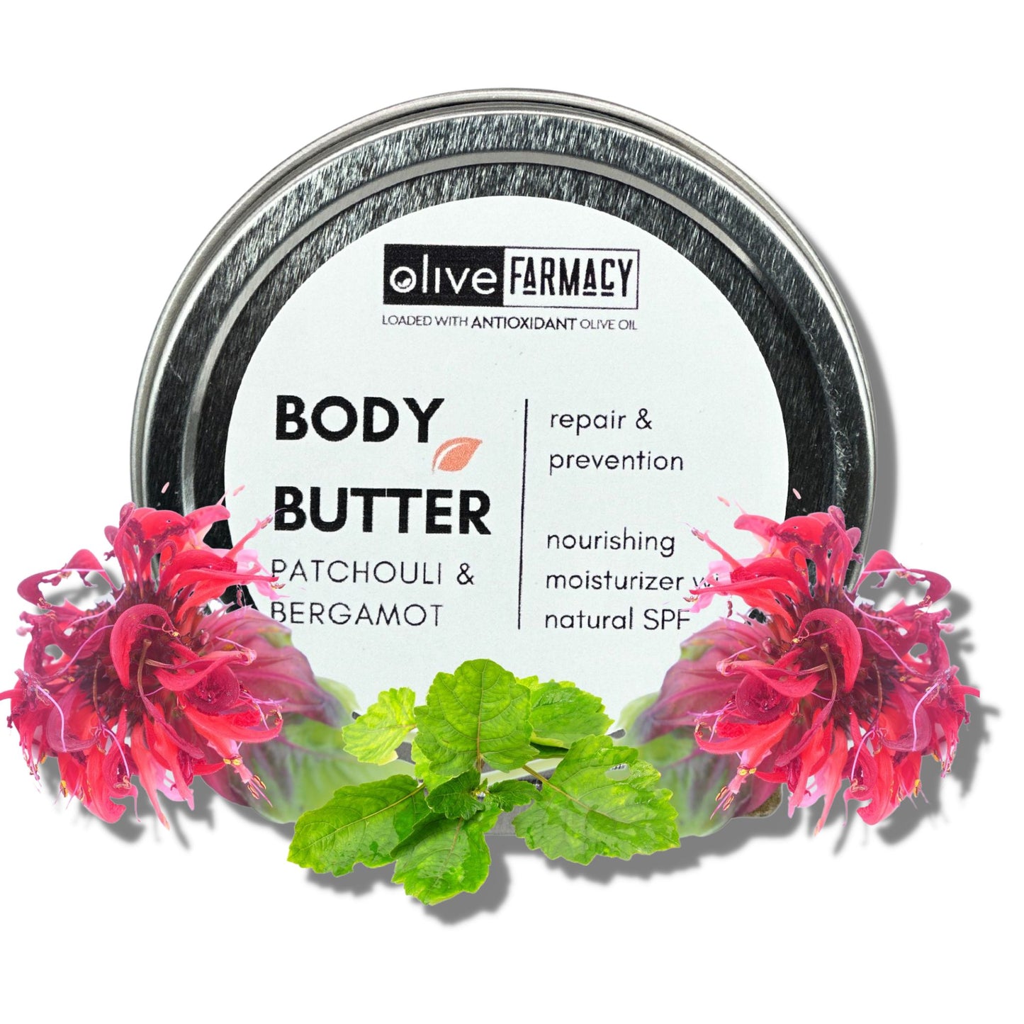 Patchouli and Bergamot Olive Oil Body Butter by Olive Farmacy