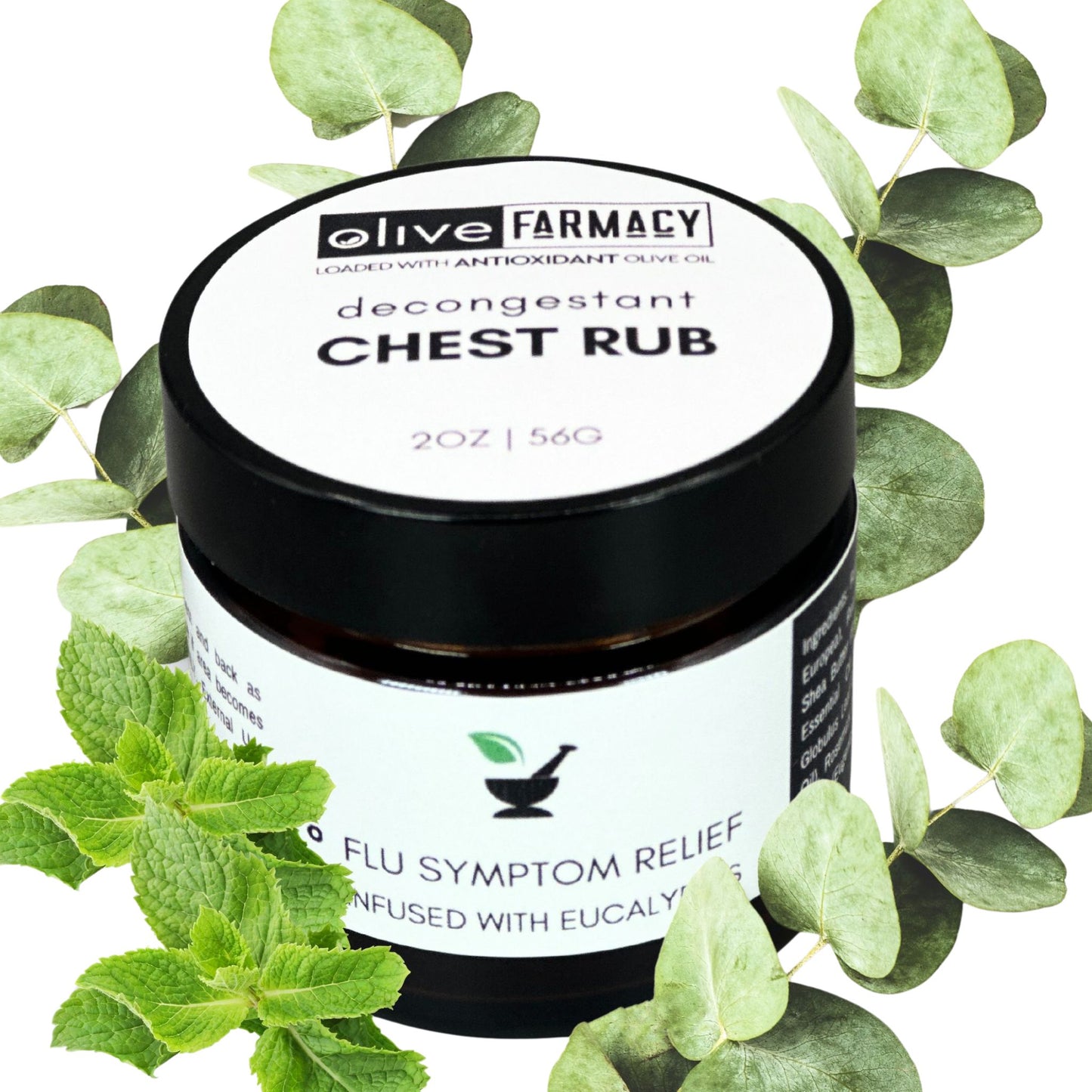 Natural Chest Rub for Coughs and Colds By Olive Farmacy