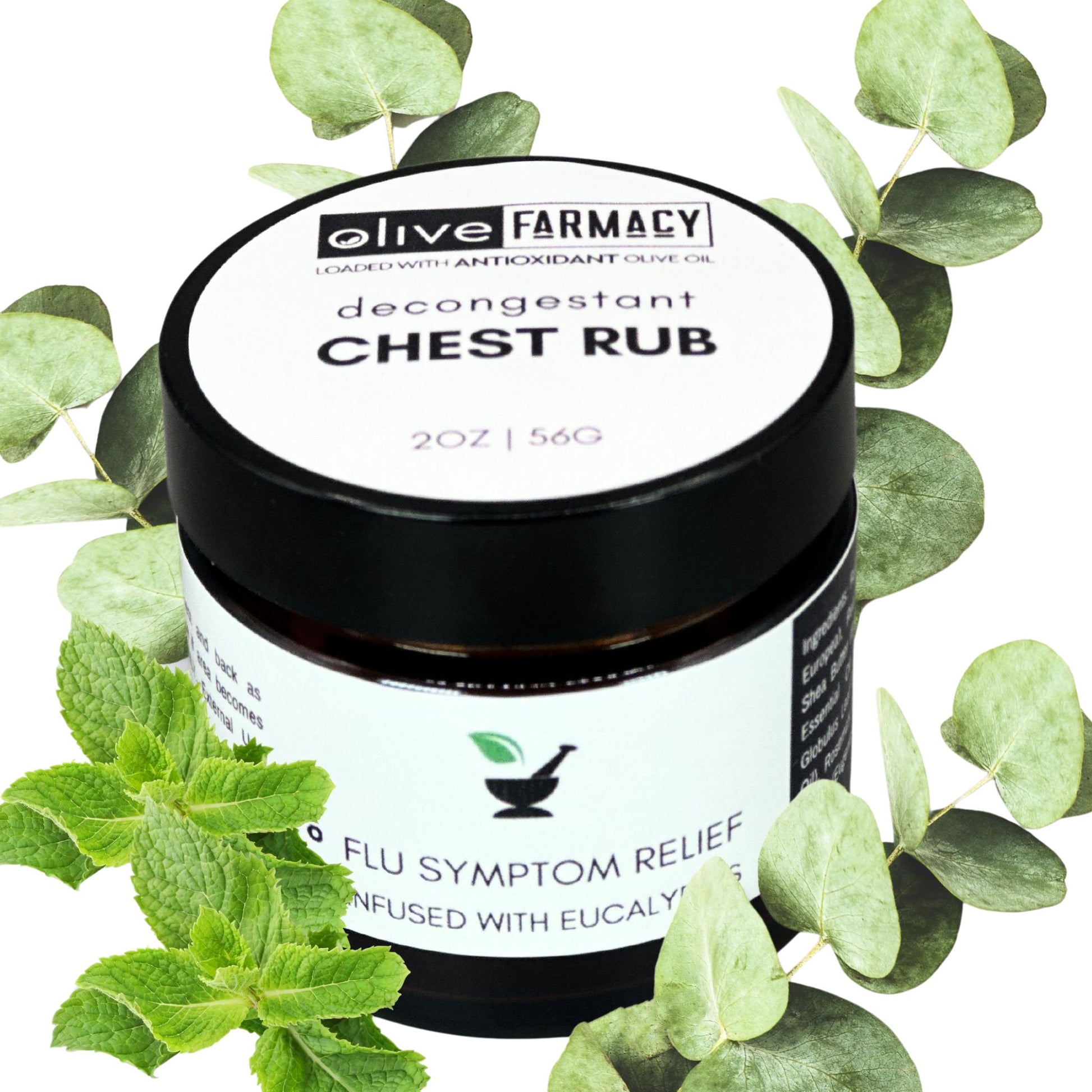 Natural Chest Rub for Coughs and Colds By Olive Farmacy
