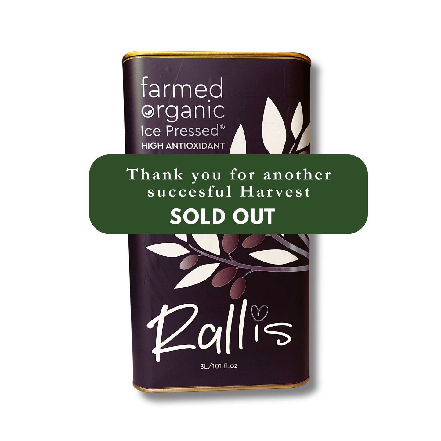 Rallis Ice Pressed® Olive Oil | 101 fl oz