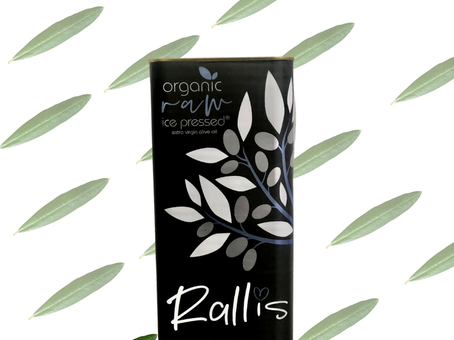 Rallis Olive Oil (Ice Pressed®, High Polyphenol, Extra Virgin, Organic) (101 oz)